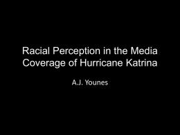 Race and Katrina