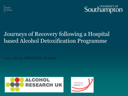 Lucy Dorey Presentation - FEAD (Film Exchange on Alcohol and