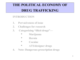The Political Economy of Drug Trafficking