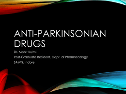 Antiparkinsonian drugs - Virtual-Rx