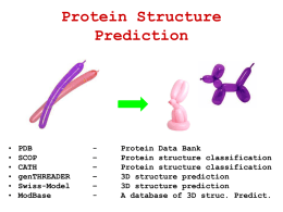 Protein structure classification genTHREADER – 3D