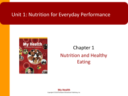 Nutrition for Everyday Performance