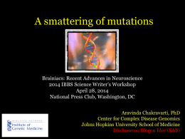 A smattering of mutations