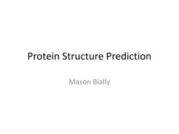 ProteinStructurePredictionTalk