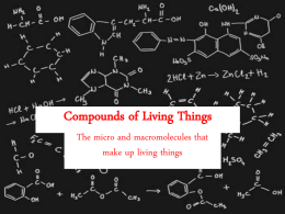 Compounds of Life