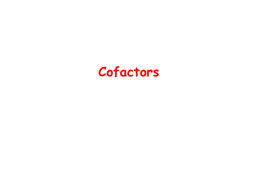 Kofaktörler - mustafaaltinisik.org.uk