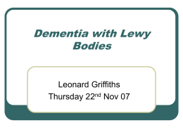 Lewy Body Dementia - Royal United Hospital