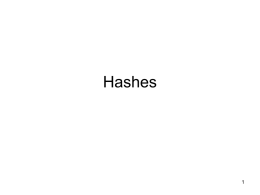 Arrays and Hashes