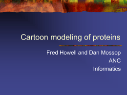 Cartoon modeling of proteins