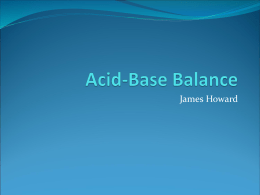 Acid-Base Balance