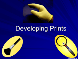 Developing Prints - Sapp's Instructional Websites
