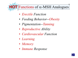 Hot a-MSH Functions (From another poster)