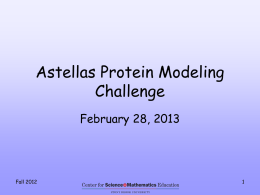 OSI Protein Modeling Challenge