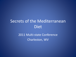 Secrets of the Mediterranean Diet