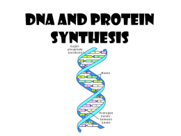 Proteins – where do they come from?