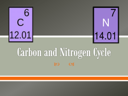 Carbon and Nitrogen Cycle - Alamance