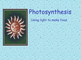 7.1- The overall equation for photosynthesisis just the reverse of