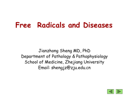Free Radicals and Diseases