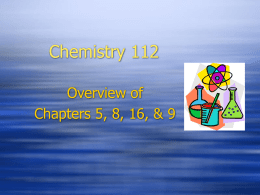 Chemistry 112