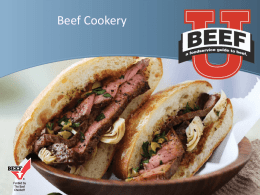 Beef Cookery - Georgia Beef Board