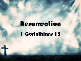 Resurrection - Grace Bible Church