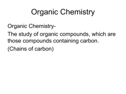 Organic Chemistry PP