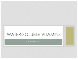 Water-Soluble Vitamins - 35-206-202