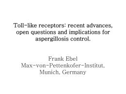 Toll-like receptors: resent advances, open questions and