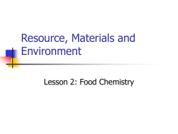Resource, Materials and Environment