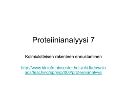 Proteiinianalyysi 3