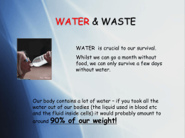 water & waste - St Aidans High School