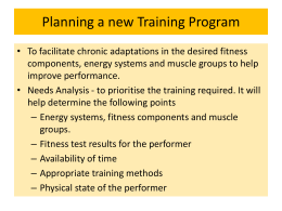 11 - Chap 7.5-10 - Planning and Designing a Training Program