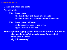 Step two: Translation from mRNA to protein