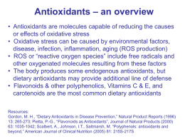 Antioxidant assays