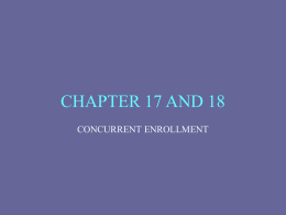 CE Chapter 17 and 18