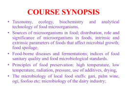 factors affecting microbial growth in foods by afolabi, or
