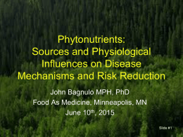 John`s Power Point on Phytonutrients at The