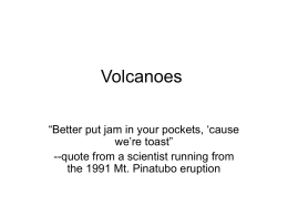 Volcanoes - mrnicholsscience