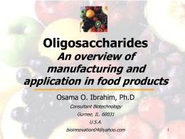 Oligosaccharides