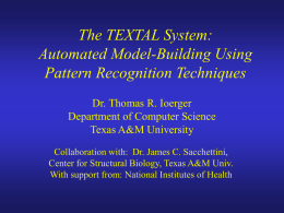 TEXTAL - TAMU Computer Science Faculty Pages