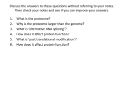 Make notes using these questions