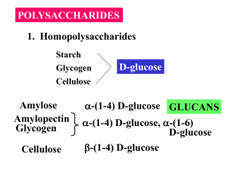 (1-4) D-glucose, a