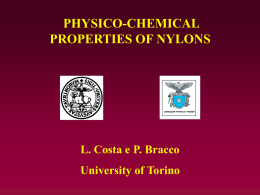 Synthesis and properties of nylons
