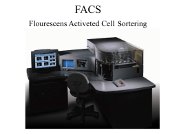 FACS flourescens activeted cell sortering