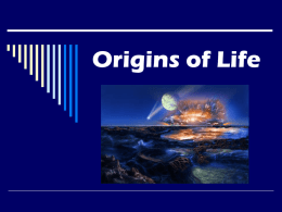 2010: Origin of Life