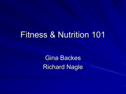 Fitness & Nutrition 101