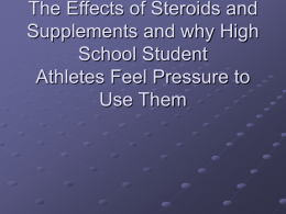 Steroids PP - HighSchoolAthletes