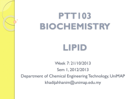 week 7_lipid - UniMAP Portal