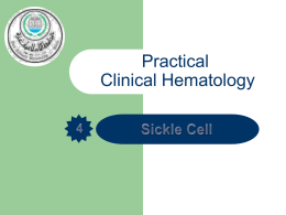 Sickle Cell Test