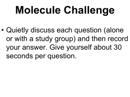 Molecule Challenge